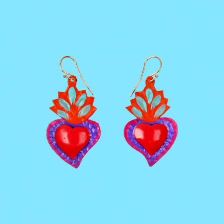 Pastel Corazon Earrings