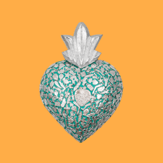 Maxi Cuore Sacro con Milagros