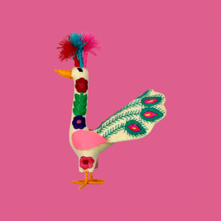 Pavone Magico Ricamato