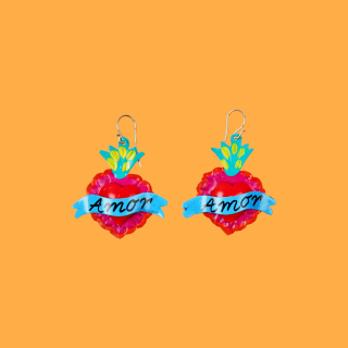 Pastel Corazon Earrings