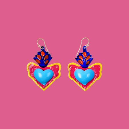 Pastel Corazon Earrings