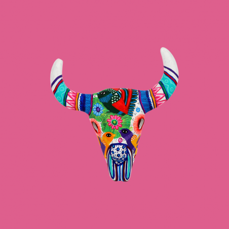 Teschio Texano in Ceramica