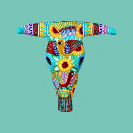 Teschio Texano in Ceramica