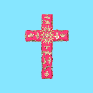 Croce in Legno con Milagros