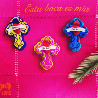 Croce con Messaggio d'Amore