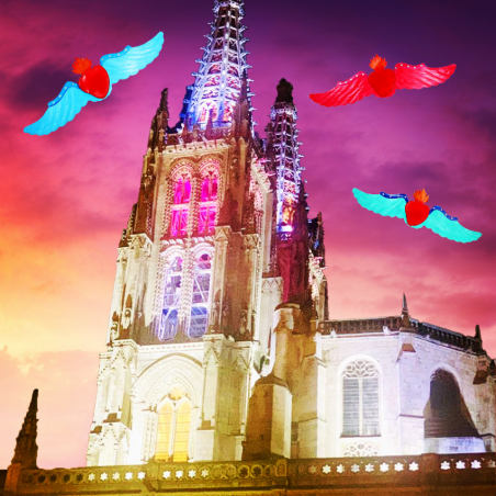 Decorazione Cuore Alato...