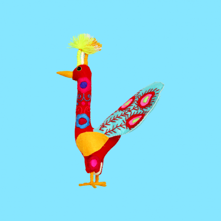 Pavone Magico Ricamato