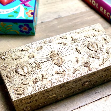 Forziere in Legno con Milagros