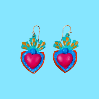 Pastel Corazon Earrings