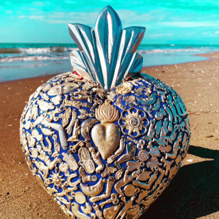 Maxi Cuore Sacro con Milagros