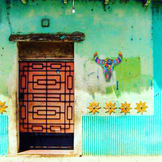 Teschio Texano in Ceramica