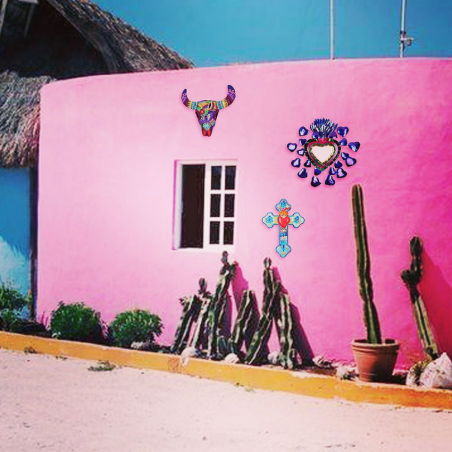 Teschio Texano in Ceramica