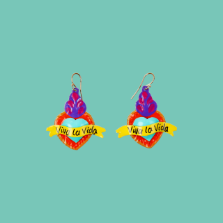 Pastel Corazon Earrings