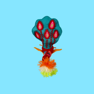 Pavone Magico Ricamato