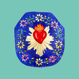 Placca Floreale Ex Voto