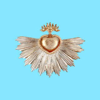 Maxi Cuore Raggiante Foglia...