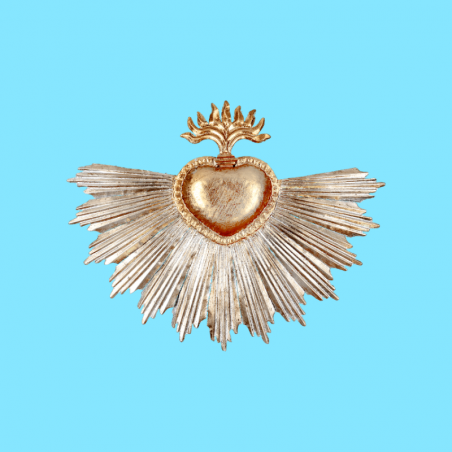 Maxi Cuore Raggiante Foglia...